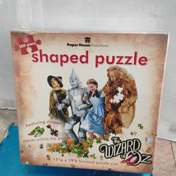 The Wizard Of Oz’ 500 Pc Shaped Puzzle 15”w x 19”h Paper House Productions