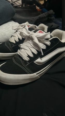 Vans black and white size 9.5