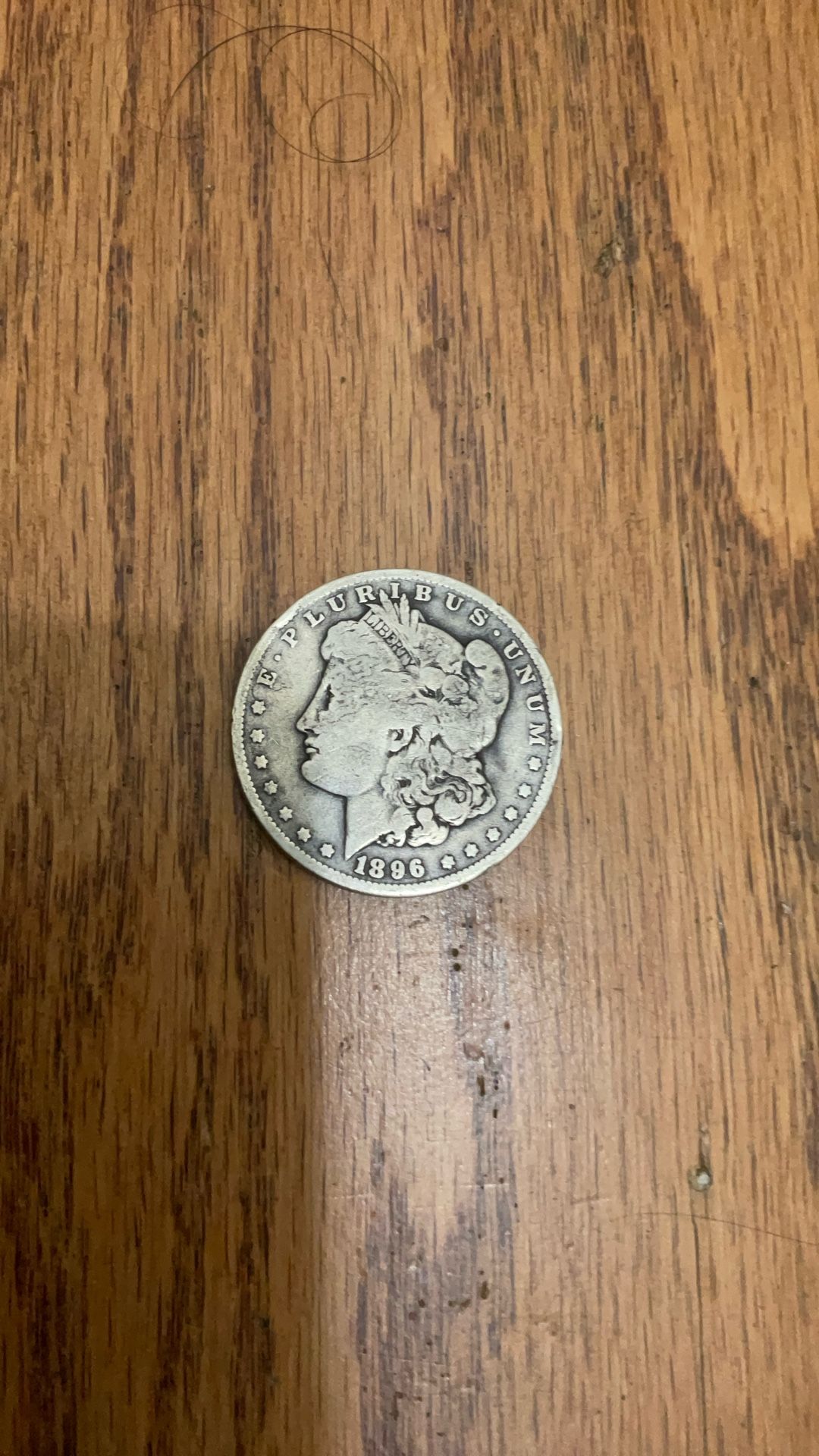 1896 Silver Morgan Dollar O Mint Mark