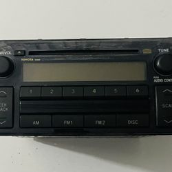 TOYOTA CAMRY RADIO AM FM CD PLAYER RECEIVER