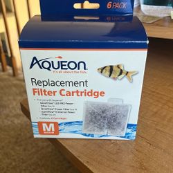 Aqueon Replacement Filter Cartridge 6 Pack