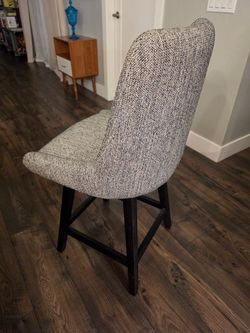 Set of 2 Upholstered Bar Stools – $150 for Both