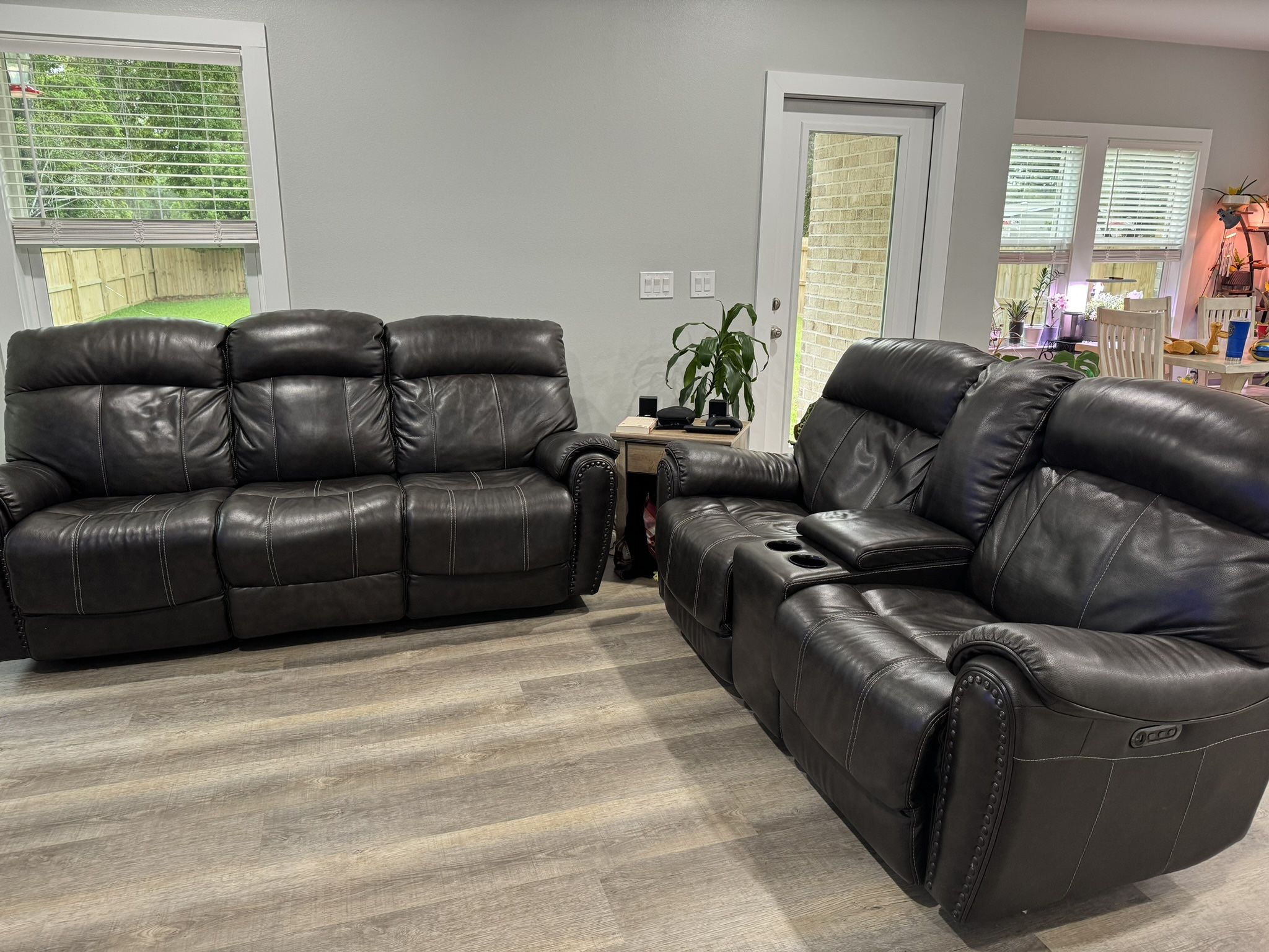 Real Leather Electric Recliner Sofa And Love MUST GO!
