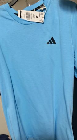 New Mens Adidas shirt  Baby Blue Color size Med