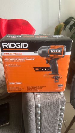 RIDGID BRUSHLESS 18V 4modes 1/2 Mid-Torque Impact wrench