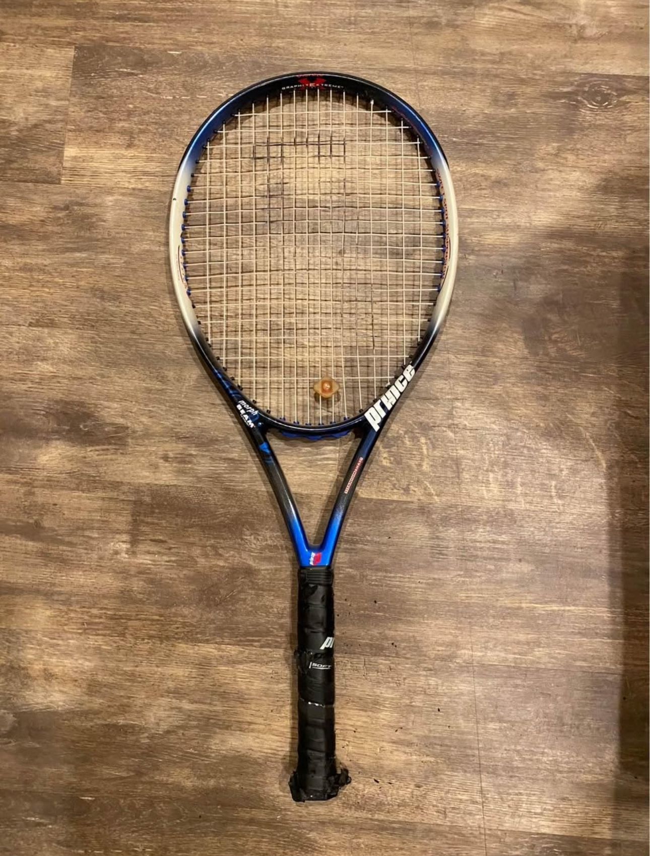 prince tennis racket thunder cloud titanium racquet rackets sports