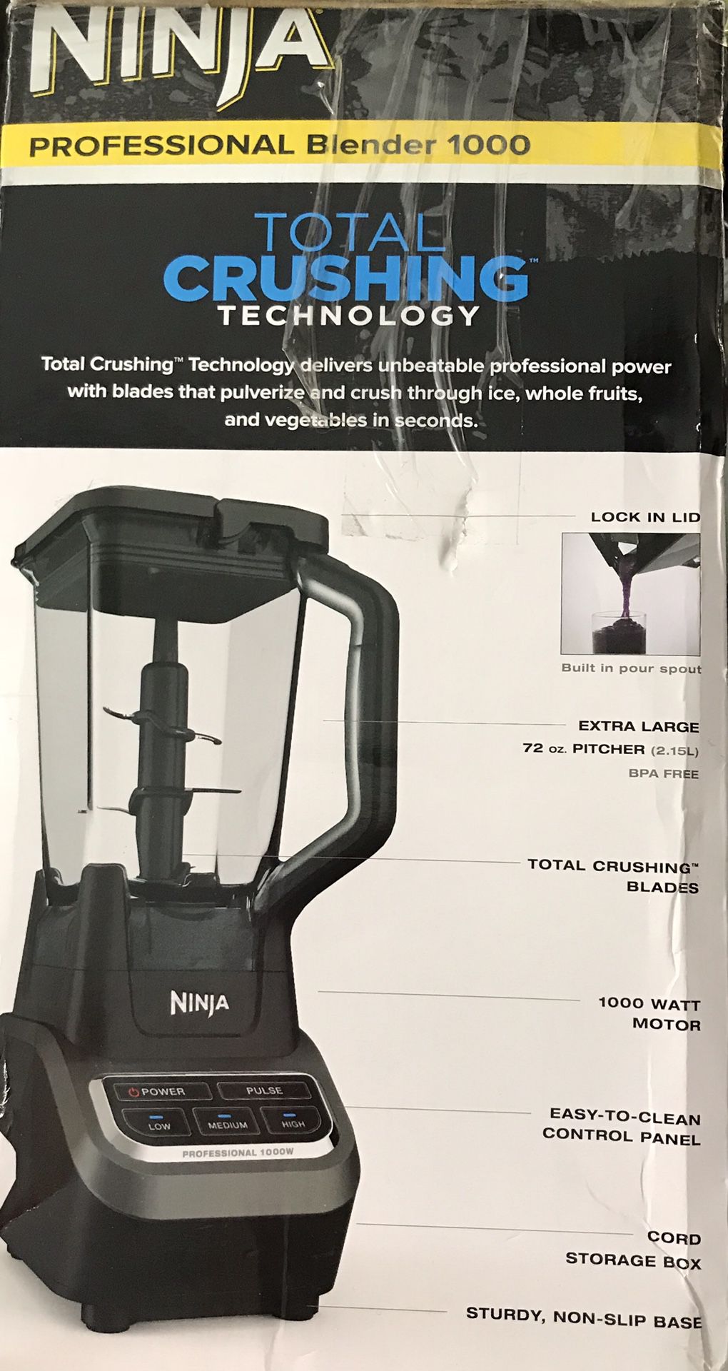 Batidora Ninja Professional Blend 1000 Watts Blender Licuadora Nueva en su  caja for Sale in Miami, FL - OfferUp