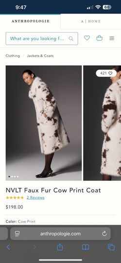 NVLT imprime vache cow print