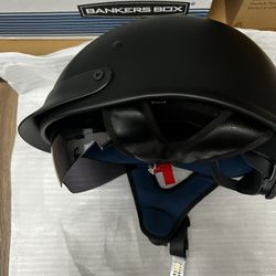 Helmet Half Face New Tinted Visor 