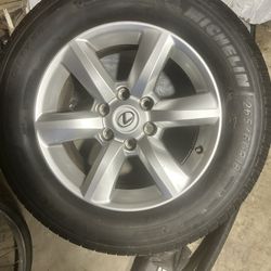 4 Rims with Tires For Lexus GX
