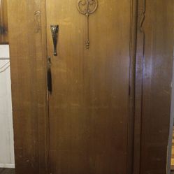 Vintage Art Deco Style Armoire 