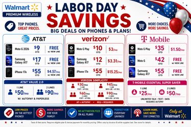 Labor Day Phone Deals! iPhone, Samsung & Moto — Walmart Wireless Phone Deals