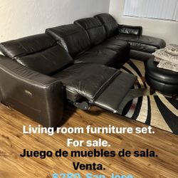 Living room furniture set. Juego de muebles de sala.