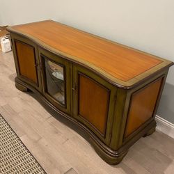 Peter Andrew’s Wood Media Cabinet 