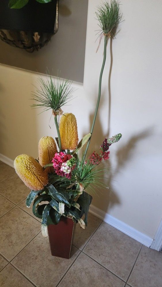 Fake Plant In The Vase