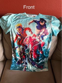 Naruto Team 7 Full Print Graphic T-Shirt