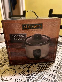 41 & main 3 cup rice cooker