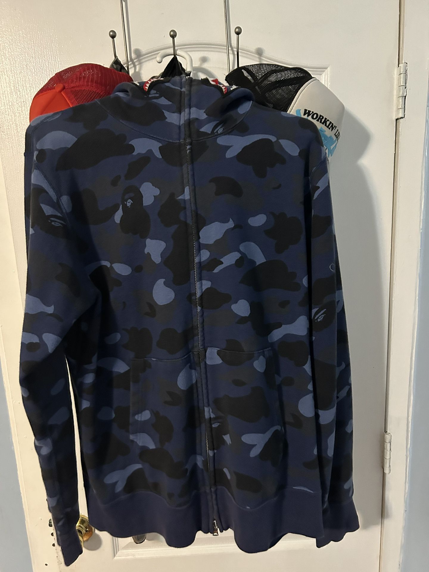 Bape Hoodie Blue