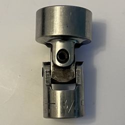 Craftsman -G - 43258 USA 3/4" Shallow 3/8" Drive Chrome 12 Point Flex Swivel Socket