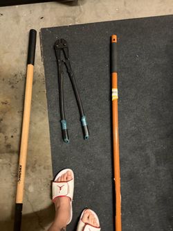 Bolt Cutters and Tool Handles Bundle