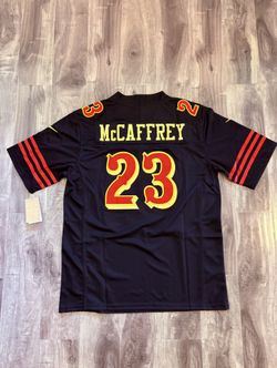 S.F. 49ers MCCAFFREY RIVALRY JERSEY.
