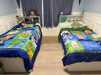 Mine craft -twin bed sheet sets
