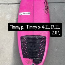 Timmy Patterson  Surfboard 
