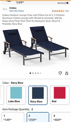 2 lounge chair new in box $150
