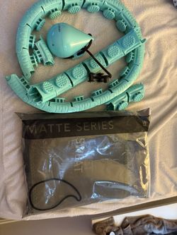 Slim Gleam Vibrating Exercise Plate + Waist Trimmer + Weighted Hula Hoop