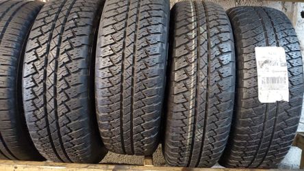 Four bright new set of Bridgestone tires for sale 255/70/18