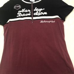 Women’s Harley Davidson zip up top