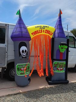 Halloween Inflatable Archway Haunted Castle Decoration