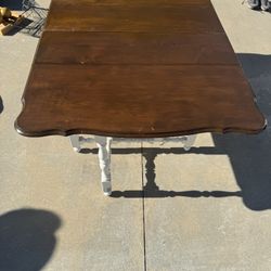 Antique Folding Dining Table