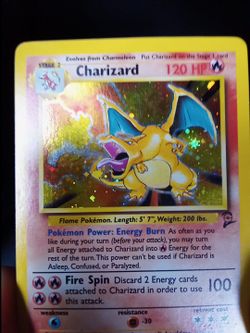 (base set 2) Charizard Holo- almost mint