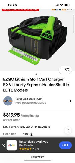 Golf Kart Charger ETC