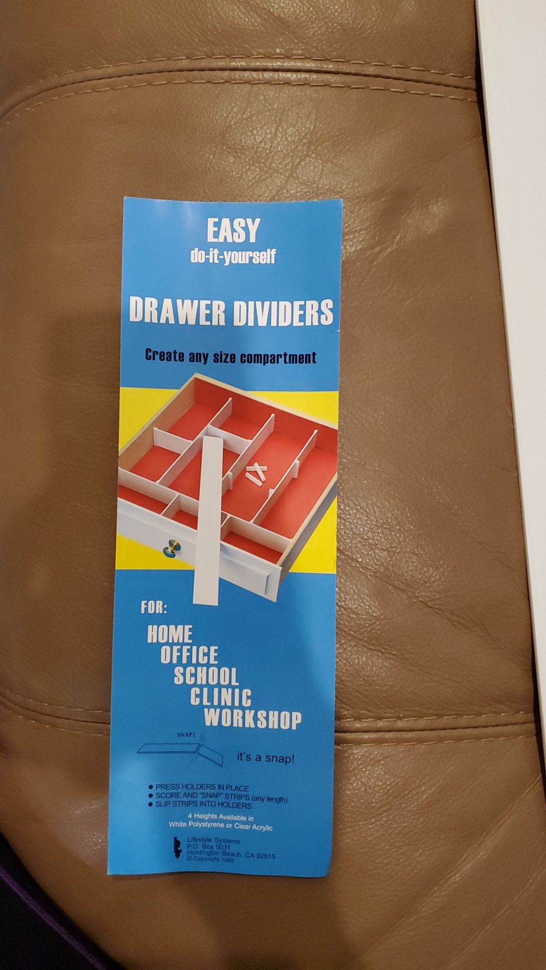 Drawer organizer