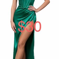 Womens Slip Satin Maxi Dress Sexy High Slit Backless Lace Up Elegant Wedding Guest Corset Dresses
