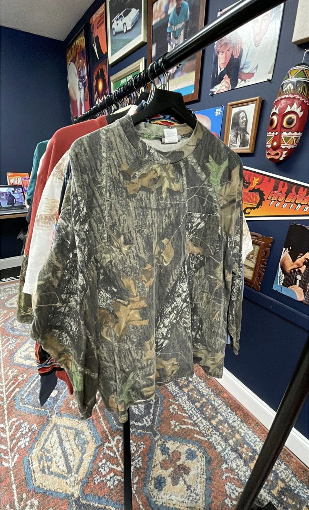 (XL) 23.5x29.5 Jerzees Real Tree Camo LS T-Shirt