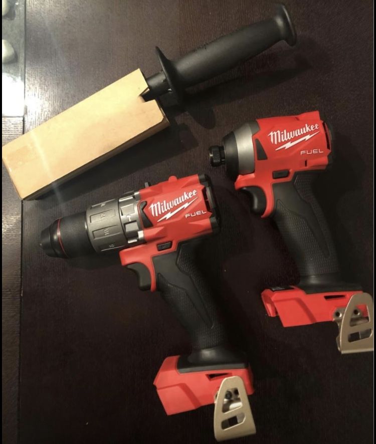 Milwaukee M18 Fuel Hammer Drill & Impact Driver. TOOLS ONLY 