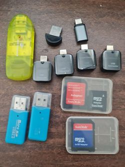Lots of sd usb connectors