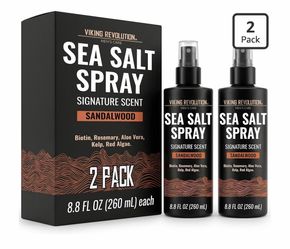 New/Sealed: 2-pack Viking Revolution Premium Sea Salt Spray for Men