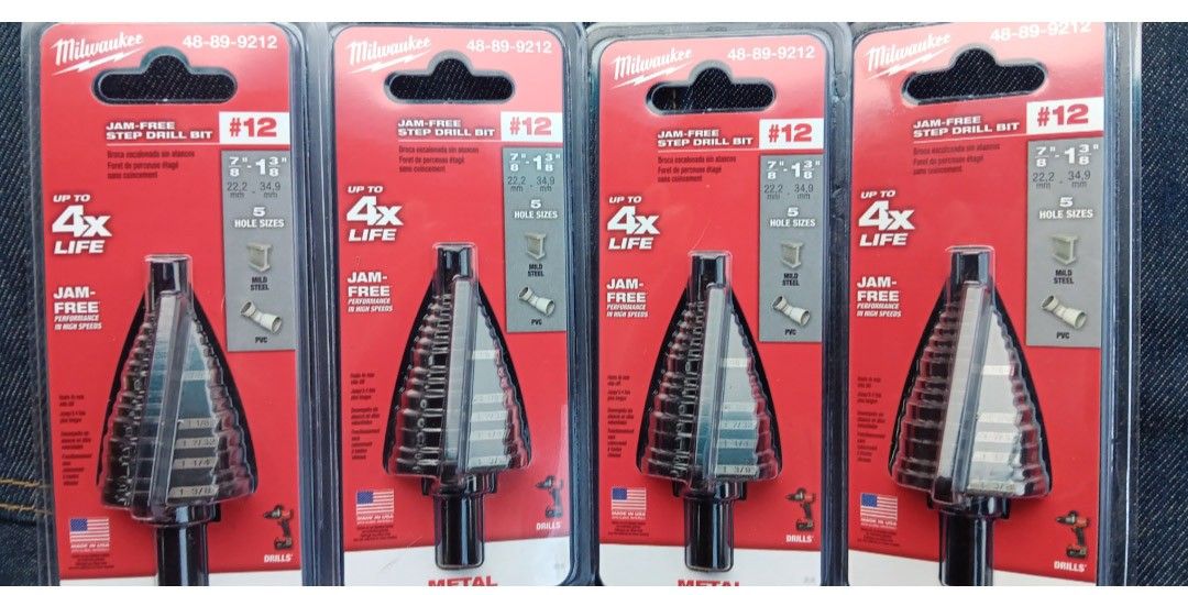 Milwaukee Jam Free Drill Bits