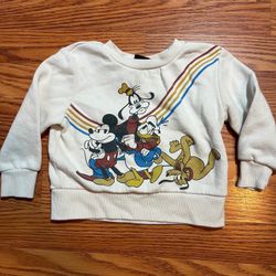 18 months Disney Mickey Mouse ( I think would fit 12 months oversized best)