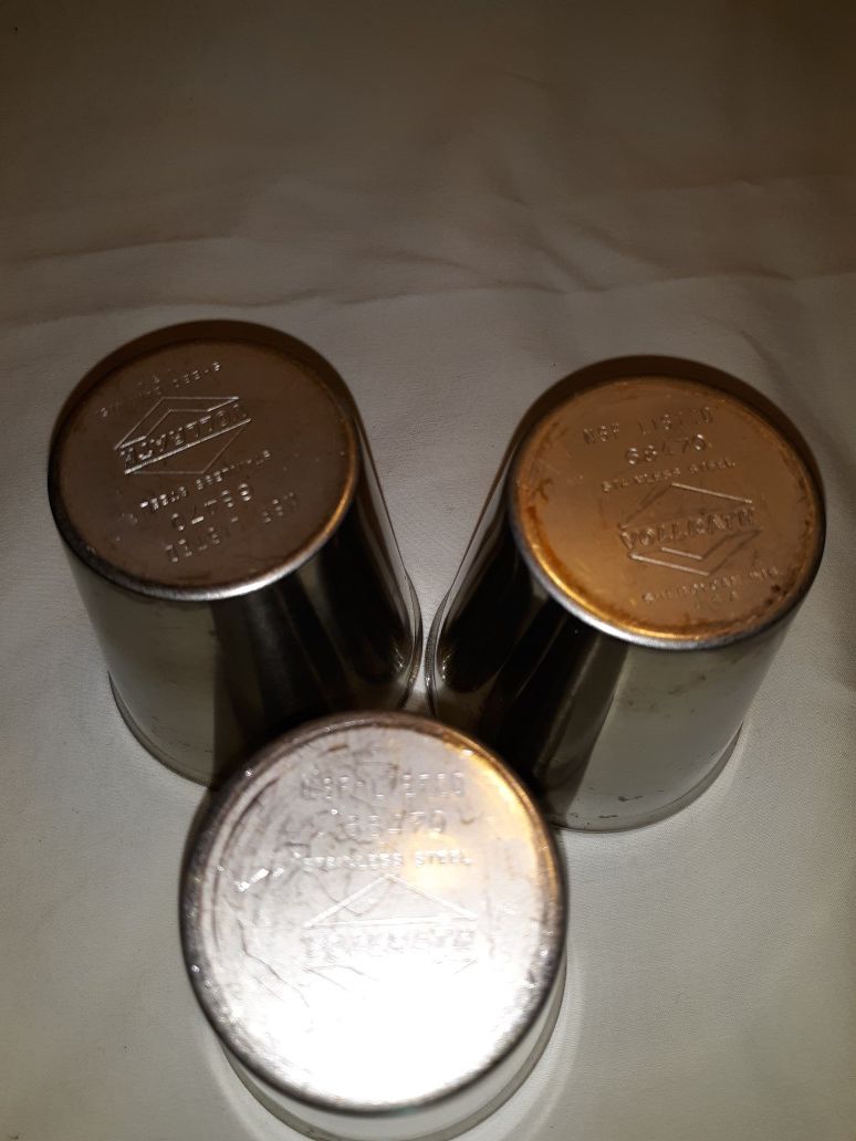 VINTAGE Vollrath 68470 Stainless steel 7oz tumbler/solution cup