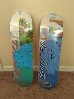 Pokemon X Santa Cruz Skate Deck Blastoise Venusaur
