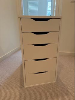 IKEA ALEX drawer unit white