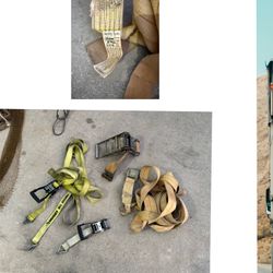 Heavy Duty Husky Tie Down Ties, Ratchet 