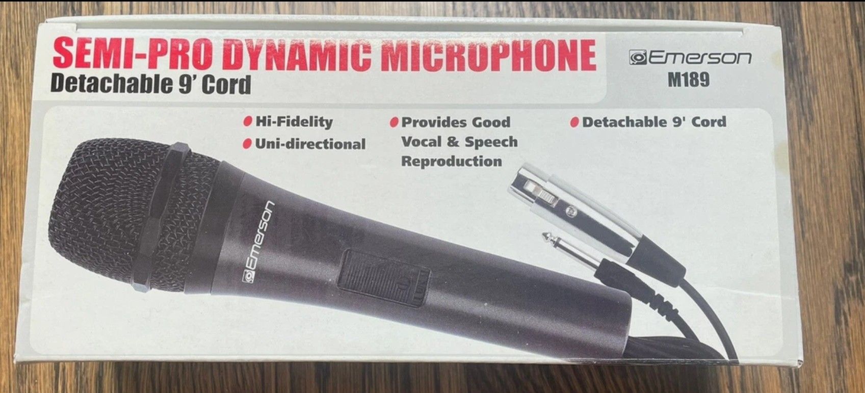 Emerson M189 Professional Dynamic Microphone.
