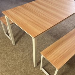 Picnic Style Table With 2 Benches