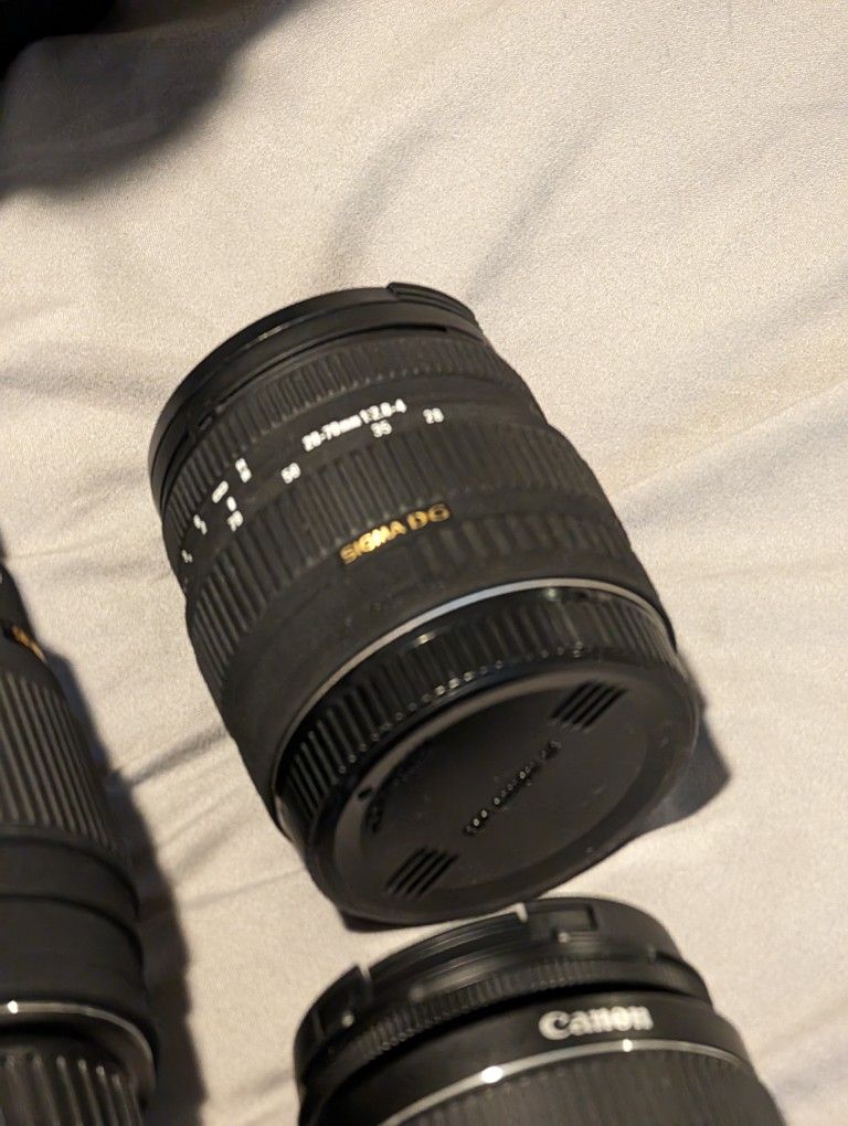 CANON 40D With 4 lenses, Bag, And CF To SD card Converter for Sale in